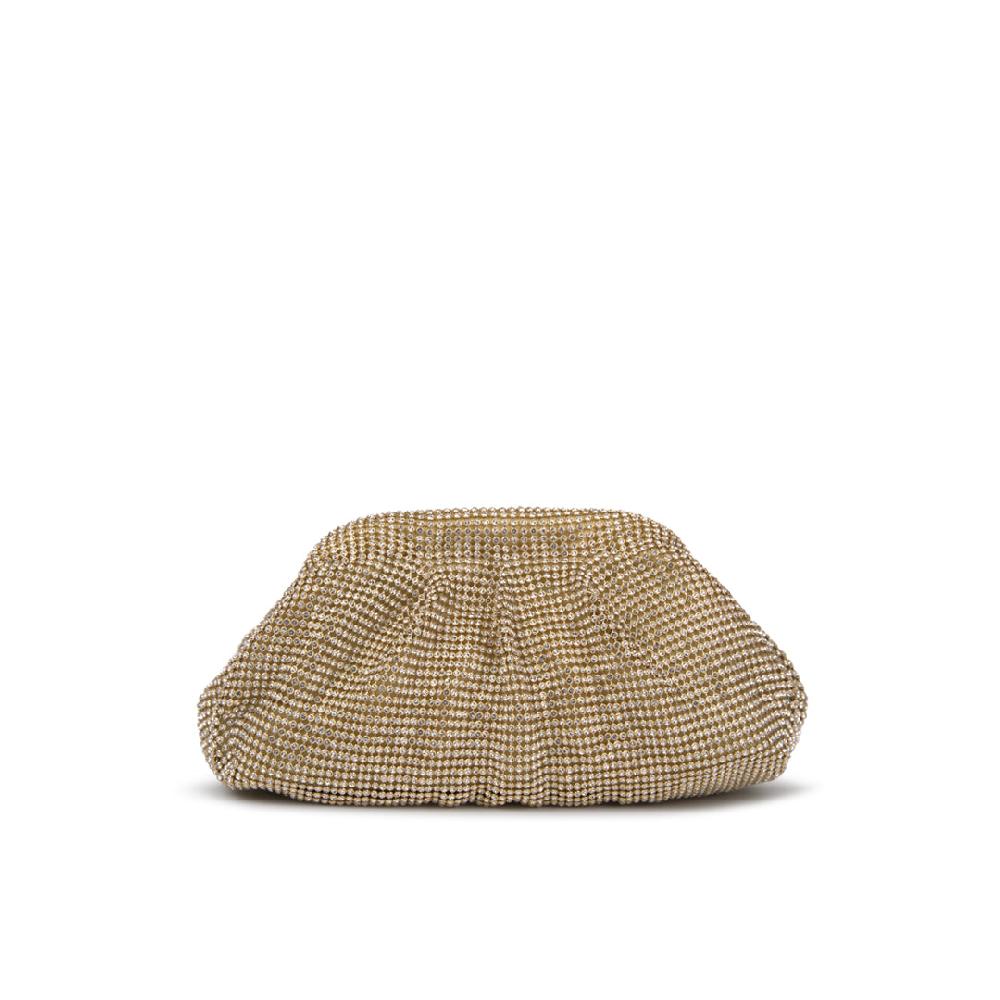 paradox london Dianne Clutch Bag Gold Diamante Soft Clutch Bag paradox london Dianne Clutch Bag Gold Diamante Soft Clutch Bag