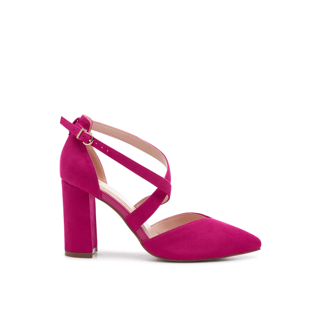 paradox london Finula Wide Fit Heels Fuchsia Wide Fit Block Heel Court Shoes paradox london Finula Wide Fit Heels Fuchsia Wide Fit Block Heel Court Shoes