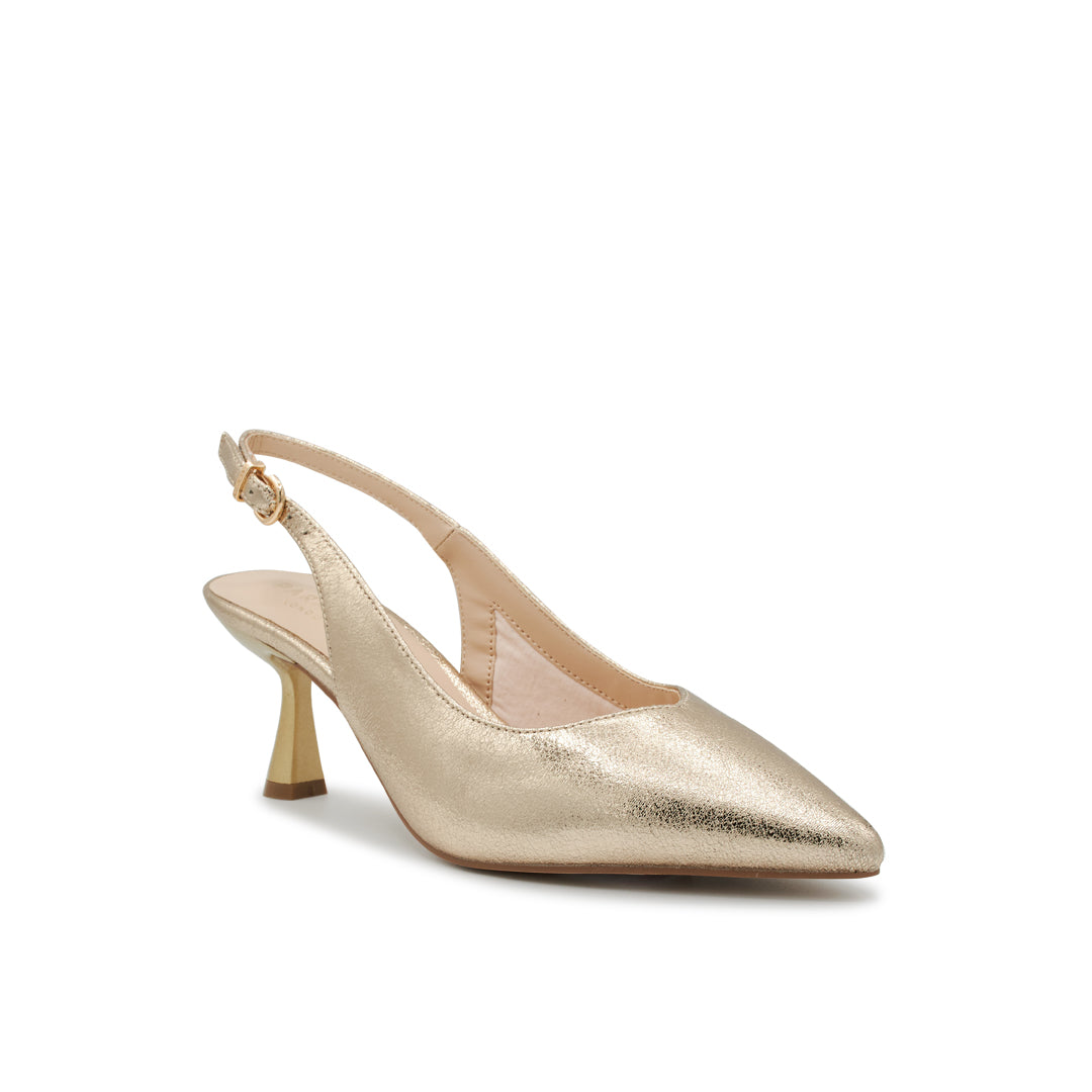Paradox London Kelsey Slingback Heels Kelsey Flared Heel Slingback Court Shoes