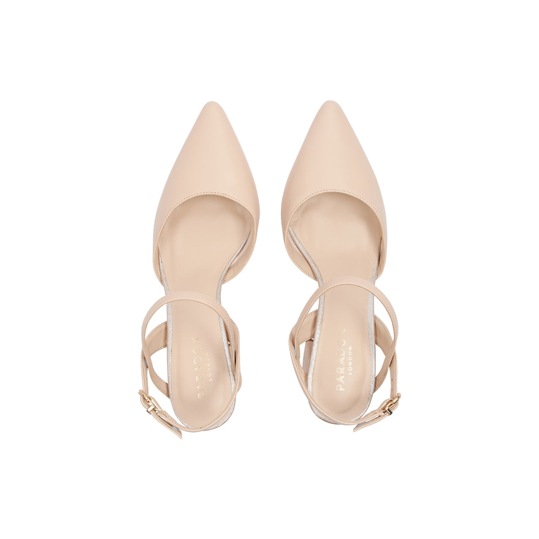 Paradox London Kendra Heels Kendra Block Heel Court Shoes