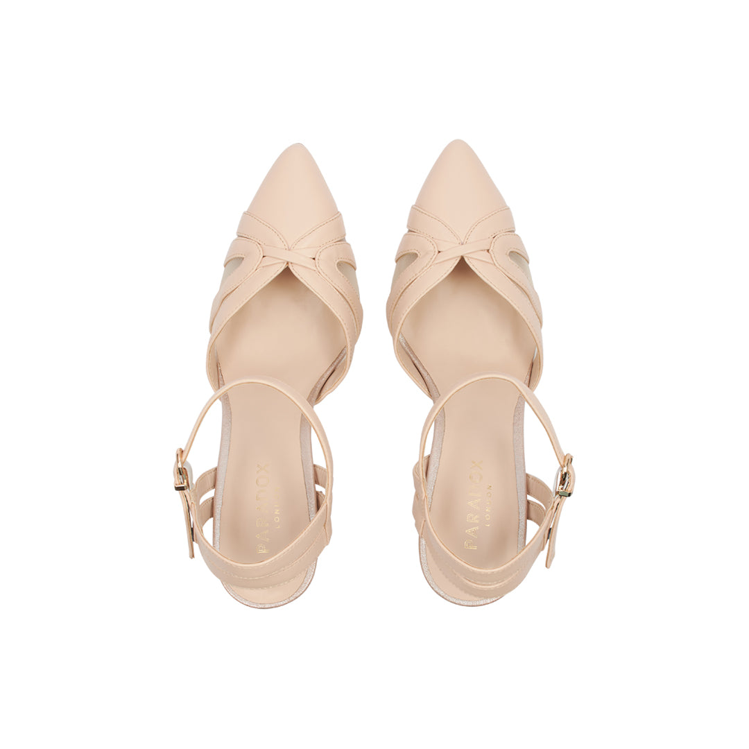 Paradox London Kimora Heels Kimora High Block Heel Court Shoes