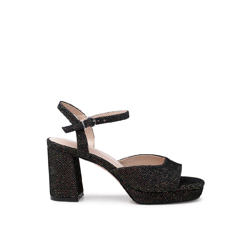 paradox london Livia Platform Sandals Black High Heel Platform