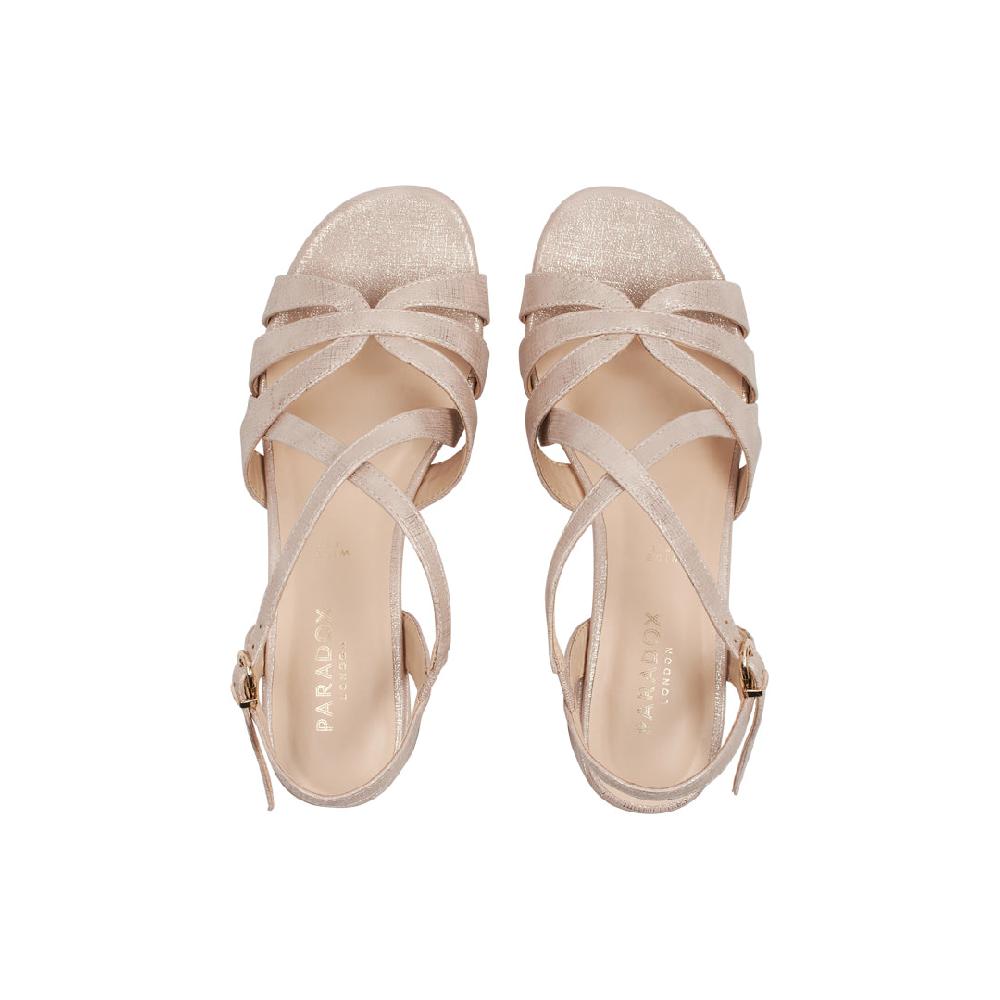 Paradox London Nerissa Wide Fit Sandals Wide Fit Nerissa Wide Fit Block Heel Sandals