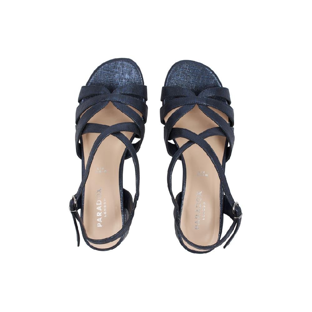 Paradox London Nerissa Wide Fit Sandals Wide Fit Nerissa Wide Fit Block Heel Sandals