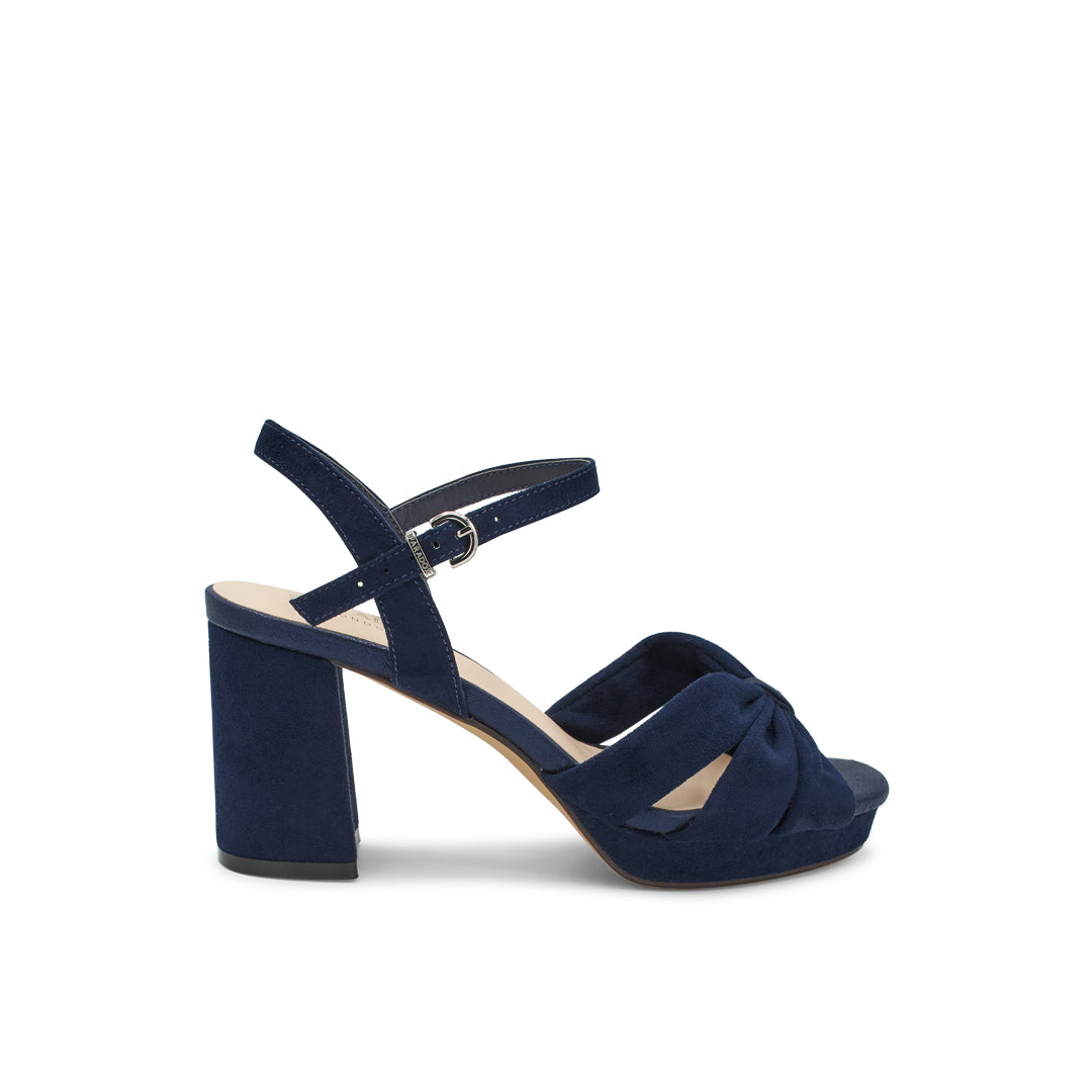 paradox london Nerita Wide Fit Sandals Navy Microsuede Block Heel Sandal paradox london Nerita Wide Fit Sandals Navy Microsuede Block Heel Sandal