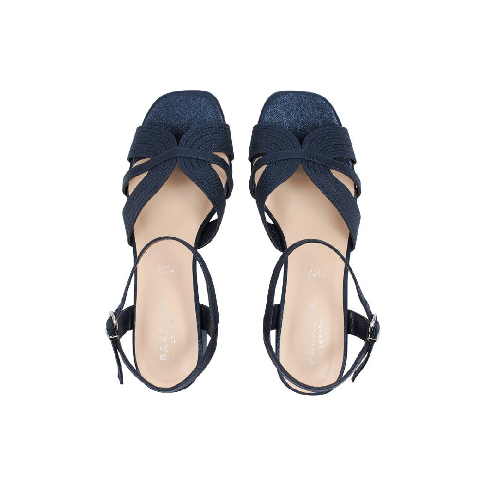 Paradox London Noemi Wide Fit Sandals Wide Fit Noemi Low Block Heel Sandals