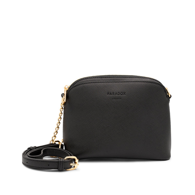 paradox london Olive Crossbody Bag Black Faux leather Crossbody bag