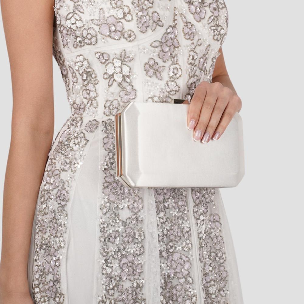 Paradox London Duana Clutch Bag Satin