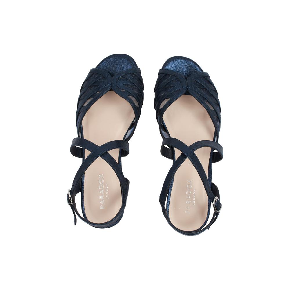 Paradox London Polly Wide Fit Sandals Polly Wide Fit Block Heel Sandals