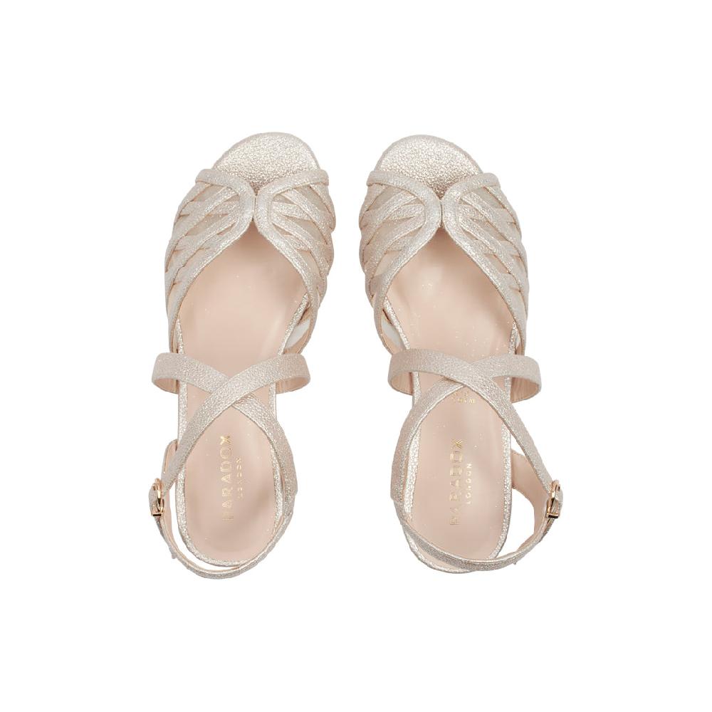Paradox London Polly Wide Fit Sandals Polly Wide Fit Block Heel Sandals