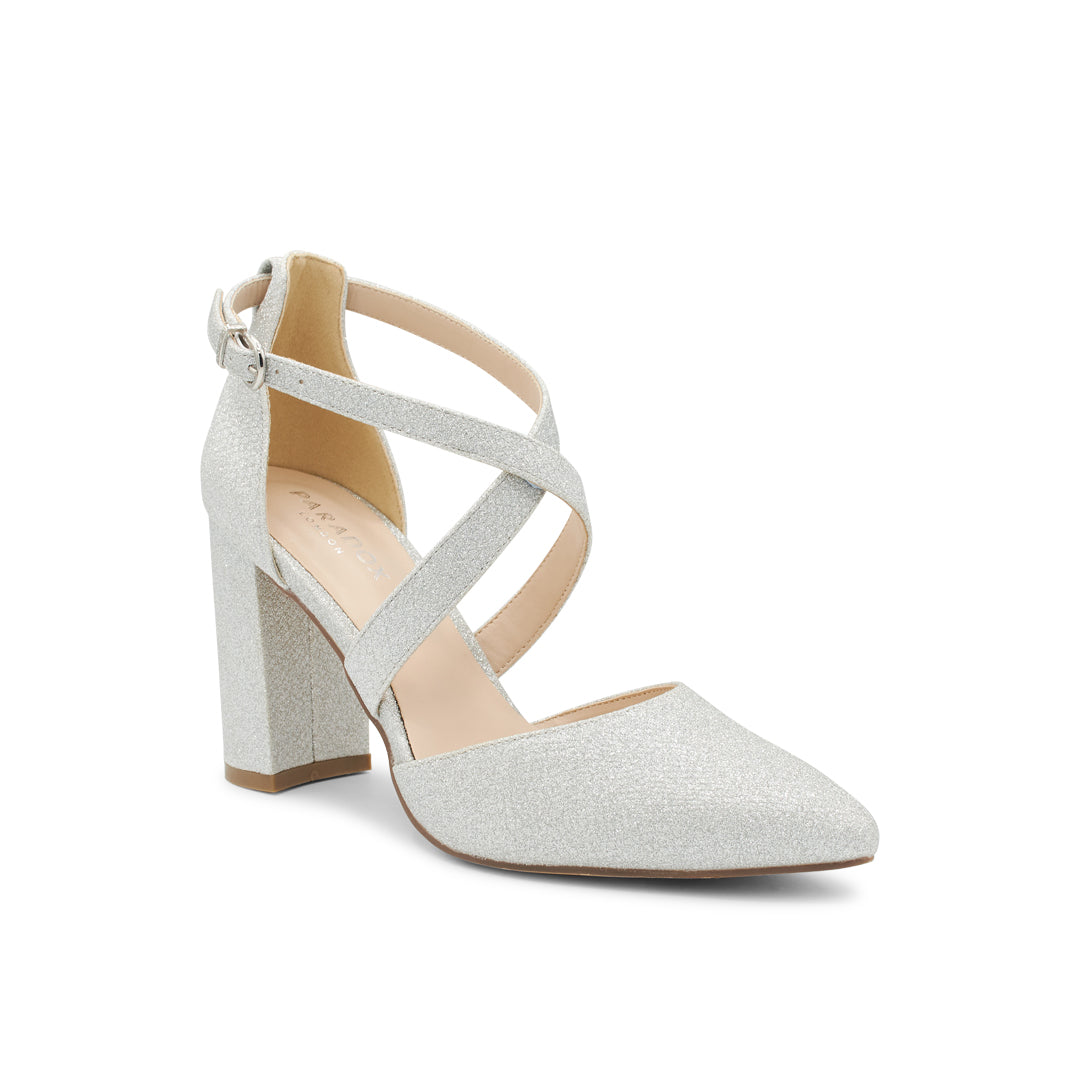 Paradox London Rylee Heels Rylee High Block Heel Court Shoes