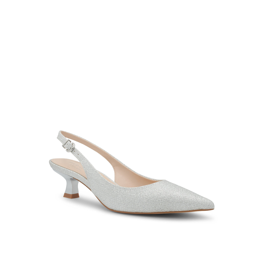 Paradox London Talia Kitten Heels Talia Heeled Slingback Pointed Court Shoes