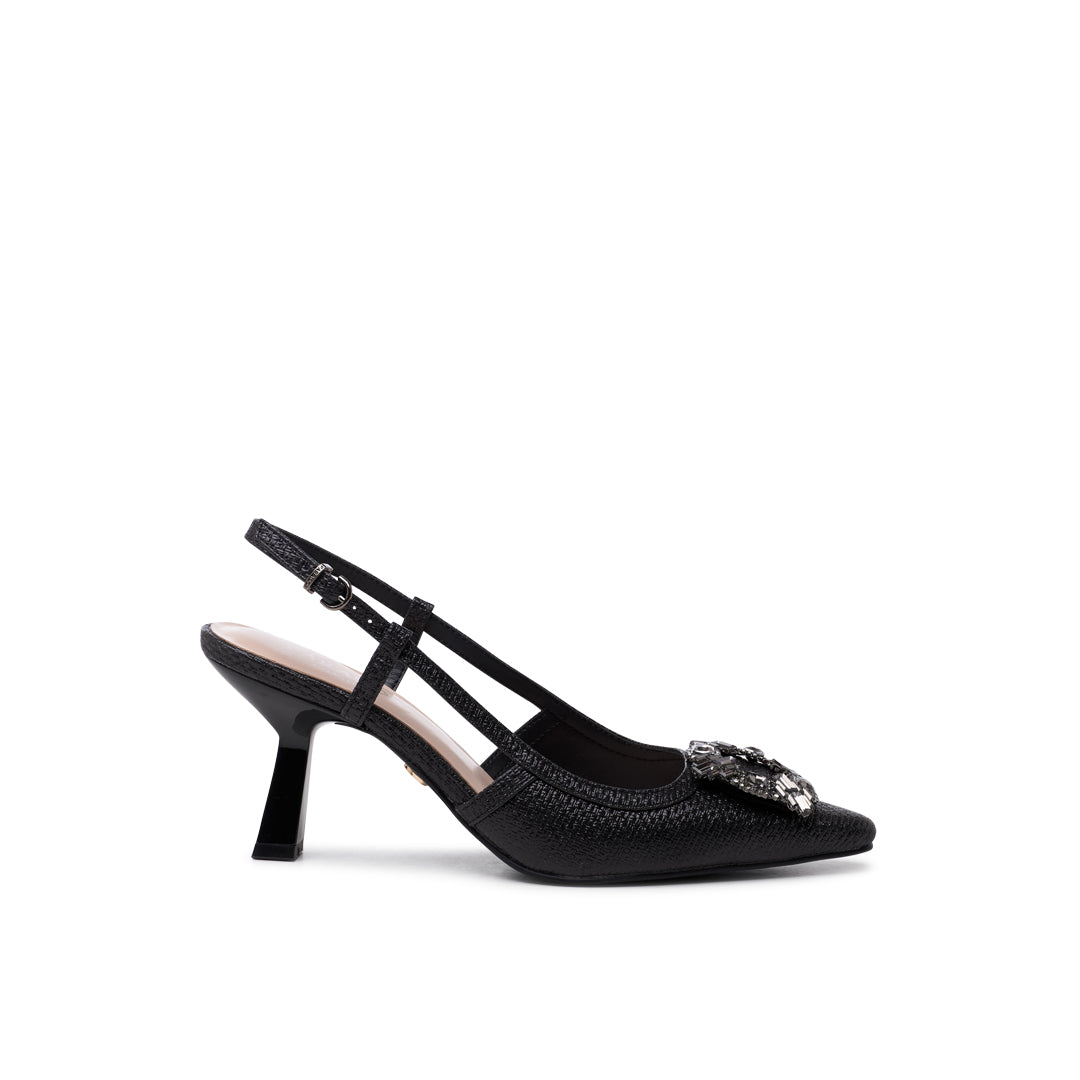 paradox london Tara Slingback Heels Black Slingback High Heels paradox london Tara Slingback Heels Black Slingback High Heels