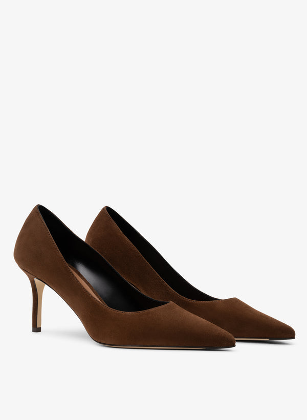 Parallèle Bottines Cuir Daim Cognac Yumba - Chaussures Femme