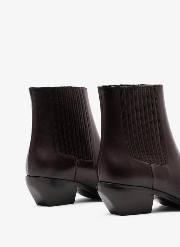 Parallèle Bottines Cuir Lisse Expresso Kira - Chaussures Femme