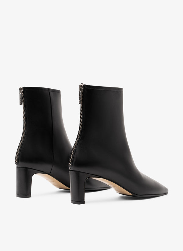 Parallèle Bottines Cuir Lisse Noir Nora - Chaussures Femme