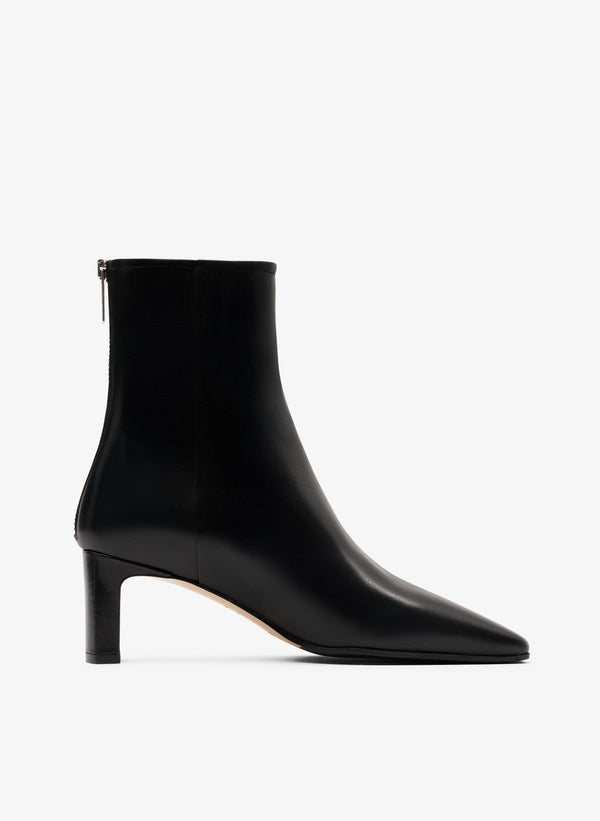 parallèle Bottines Cuir Lisse Noir Nora - Chaussures Femme