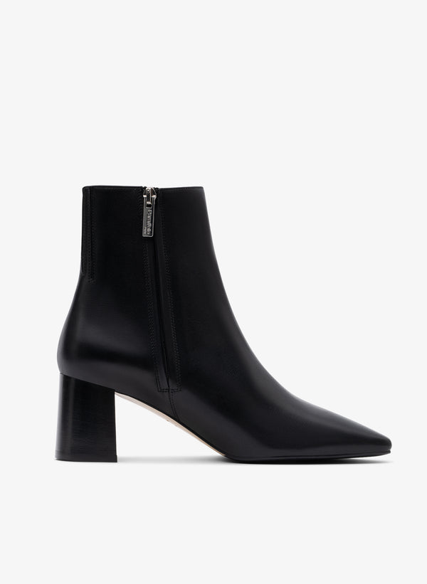 Parallèle Bottines Cuir Lisse Noir Novo - Chaussures Femme