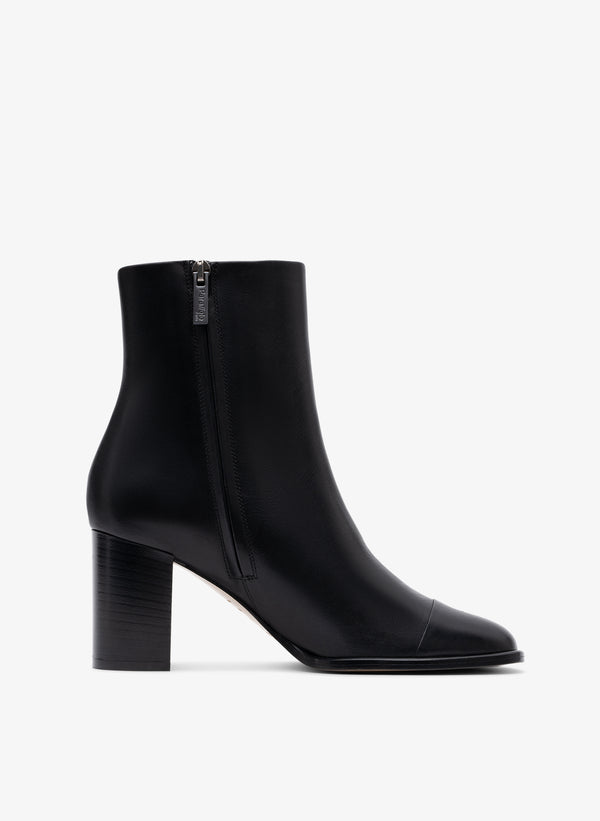 Parallèle Bottines Cuir Lisse Noir Rimini - Chaussures Femme