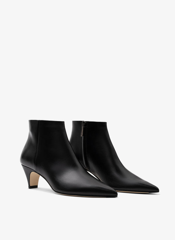 Parallèle Bottines Cuir Lisse Noir Rimo - Chaussures Femme