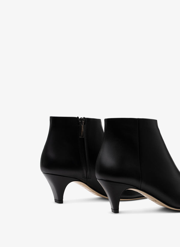 Parallèle Bottines Cuir Lisse Noir Rimo - Chaussures Femme