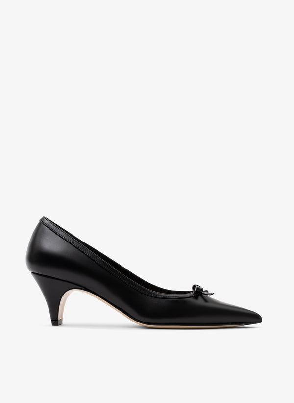 parallèle Escarpins Cuir Brossé Noir Foxi - Chaussures Femme