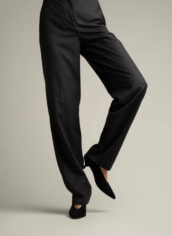 Parallèle Escarpins Cuir Daim Noir Selma - Chaussures Femme