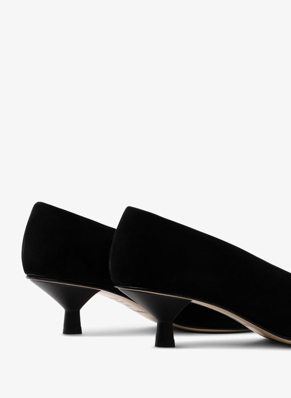 Parallèle Escarpins Cuir Daim Noir Selma - Chaussures Femme