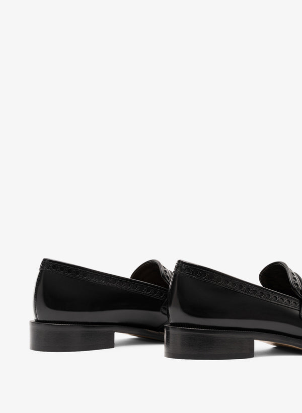 Parallèle Mocassins Cuir Brossé Noir Caruso - Chaussures Femmes