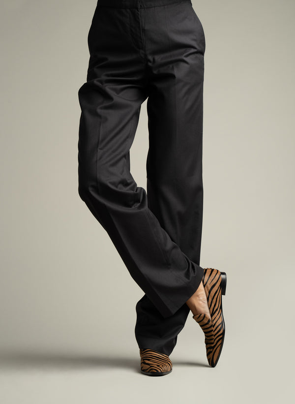 Parallèle Mocassins Cuir Pony Zébré Douglas - Chaussures Femme