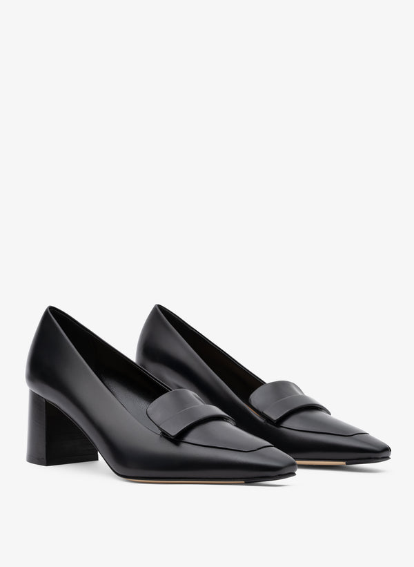 Parallèle Mocassins Cuir Veau Lisse Noir Bosco - Chaussures Femmes
