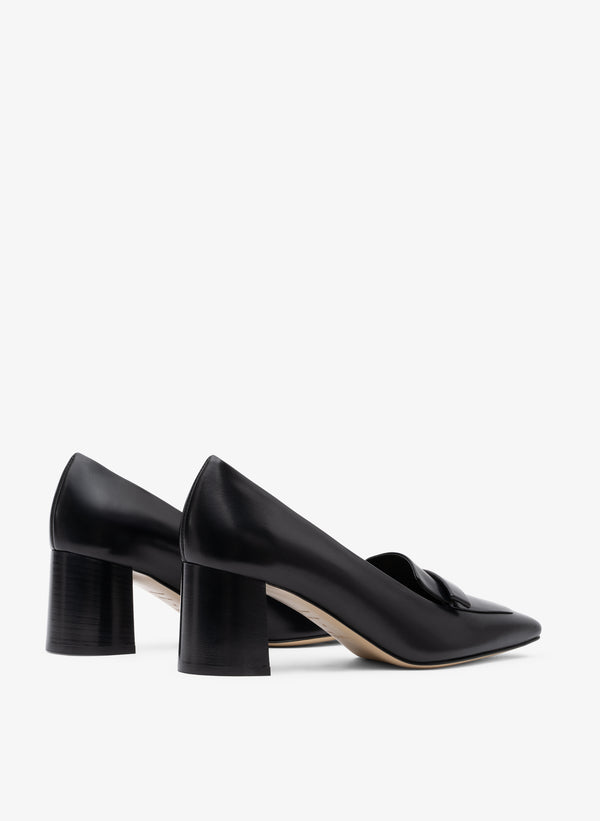 Parallèle Mocassins Cuir Veau Lisse Noir Bosco - Chaussures Femmes