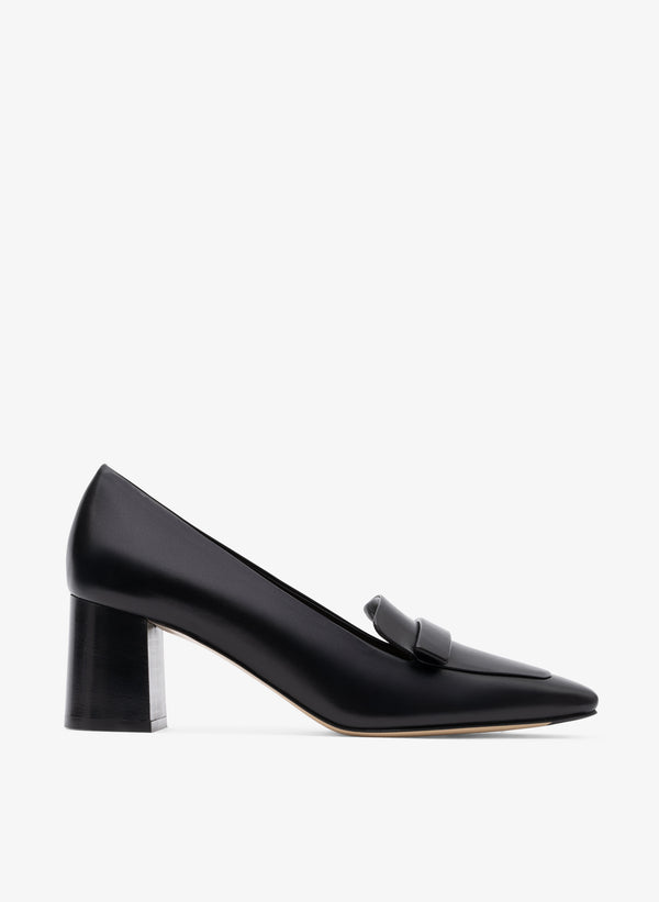 parallèle Mocassins Cuir Veau Lisse Noir Bosco - Chaussures Femmes