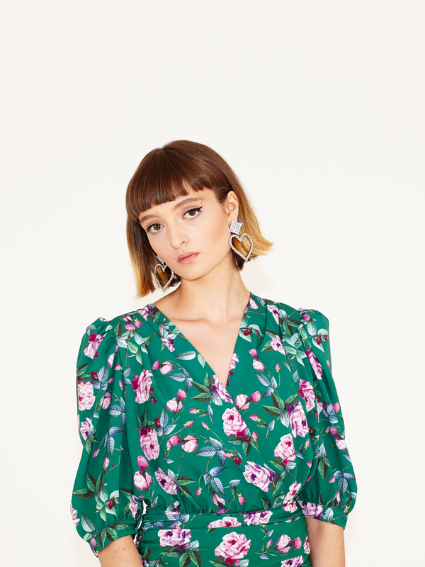 Parden' ARON Dress Roses Green / 38