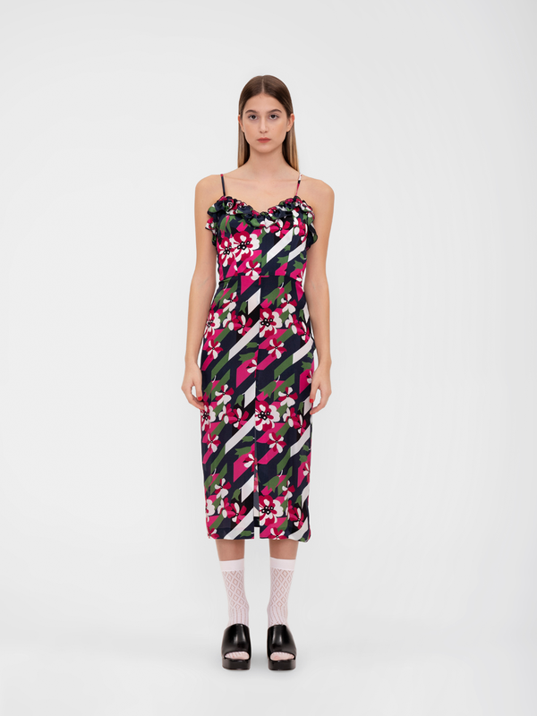 Parden' BEA Silk Dress Adabella Navy / 40