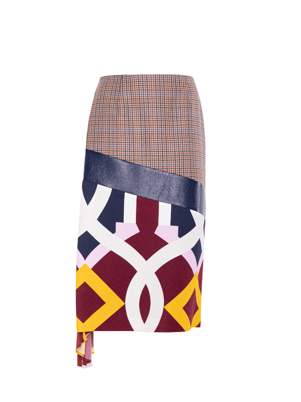 Parden' BEMAN Midi Skirt Breanna Burgundy / 40