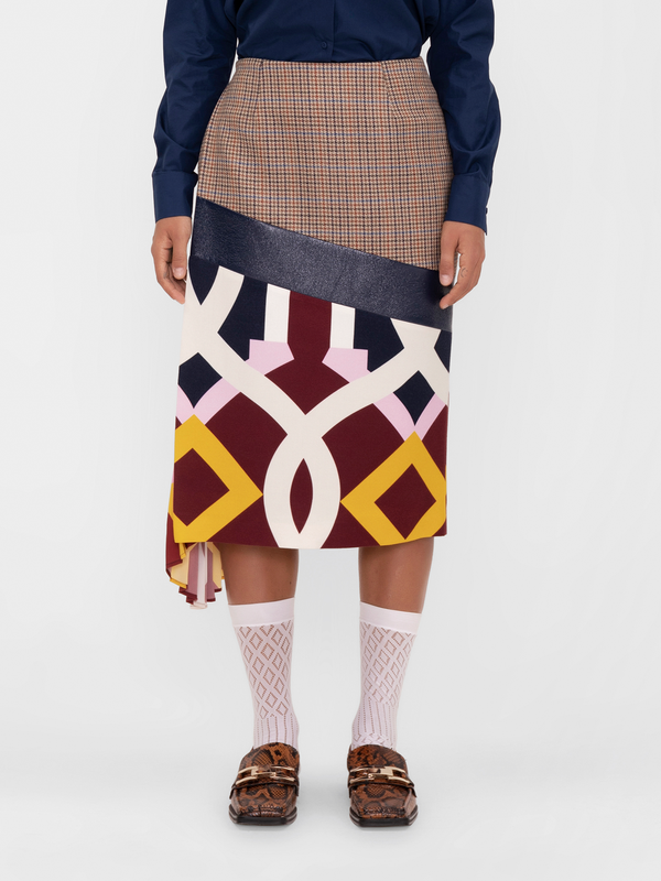Parden' BEMAN Midi Skirt Breanna Burgundy / 40