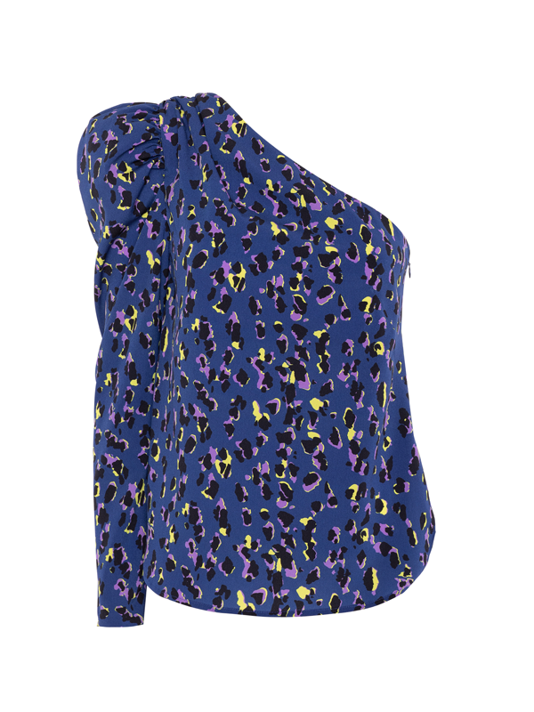 parden' DAME One-shoulder Top Leo Navy / 40