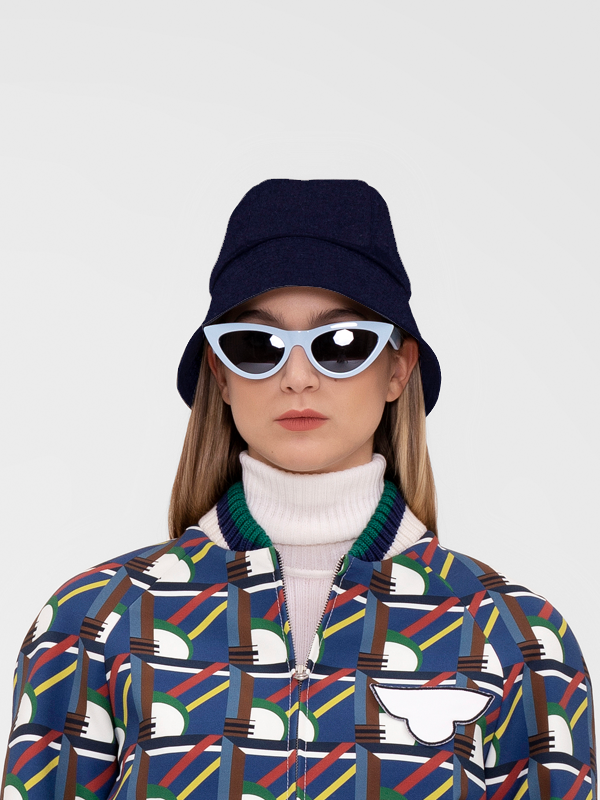 Parden' DEN Wool Bucket Hat Navy / 40