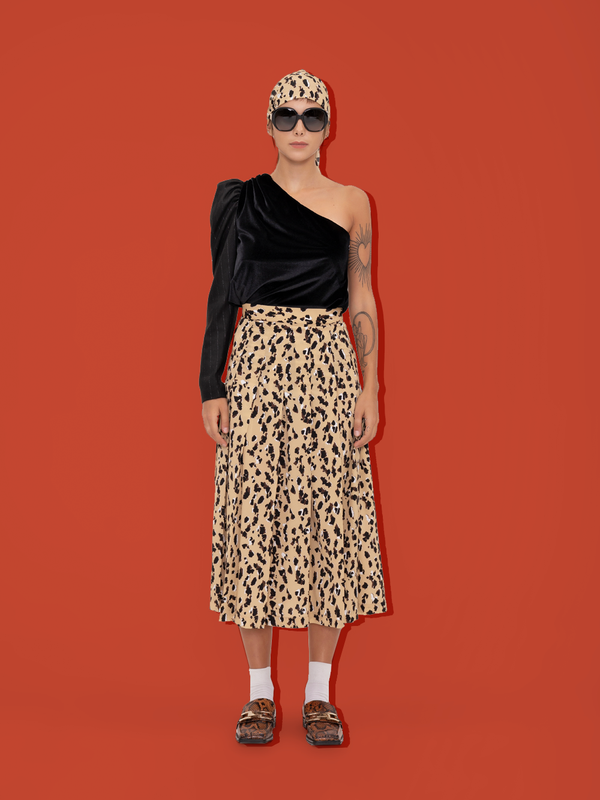 parden' DENNA Midi Skirt Leo Beige / 40