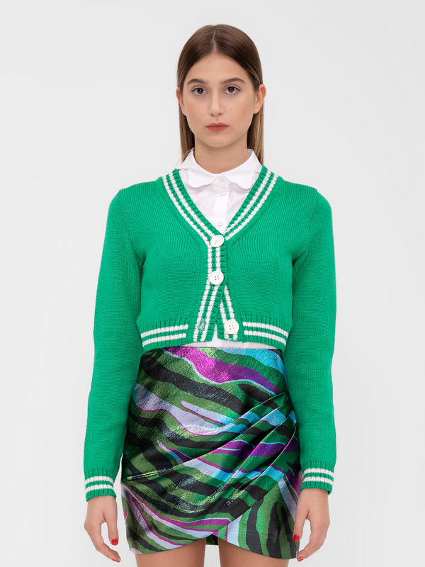 Parden' DOREN Knit Cardigan Green / 40