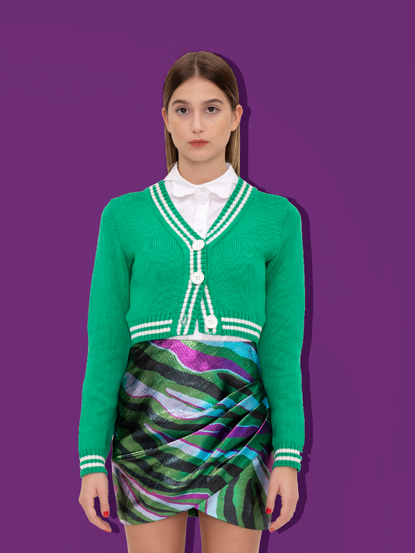 parden' DOREN Knit Cardigan Green / 40