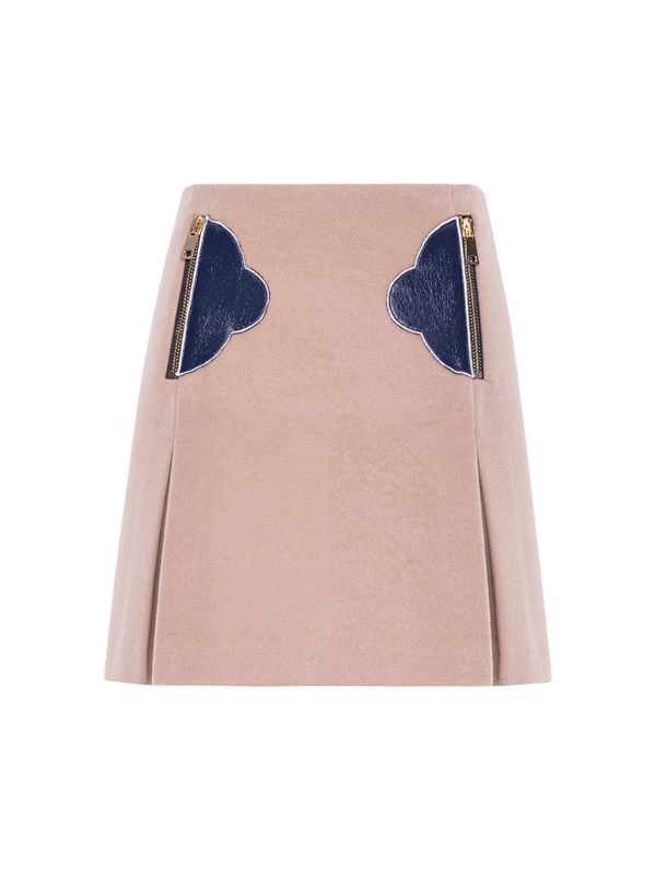 Parden' ELISEVA Mini Skirt 40 / Baby Blue