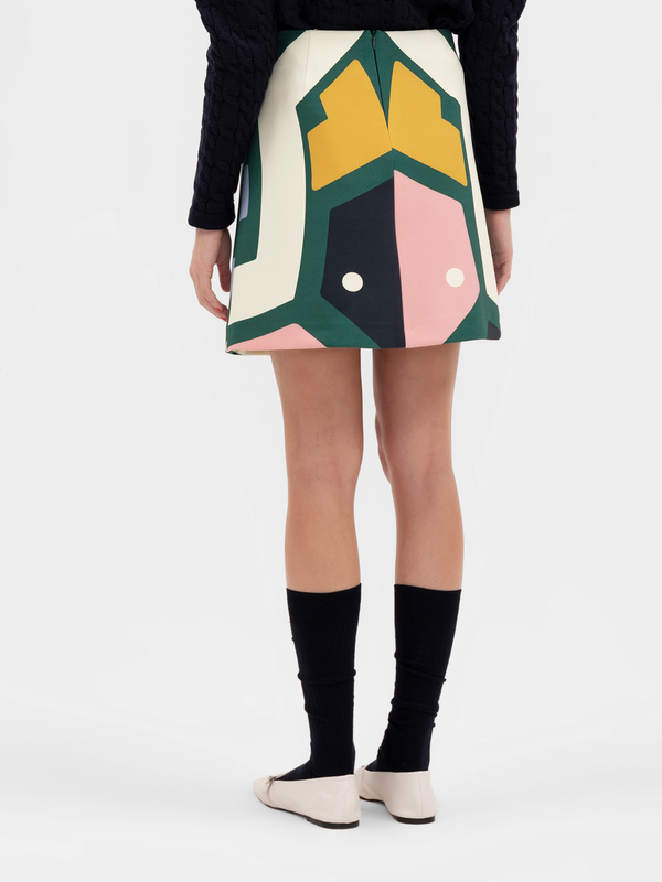 Parden' ELISEVA Mini Skirt 40 / Melika Navy