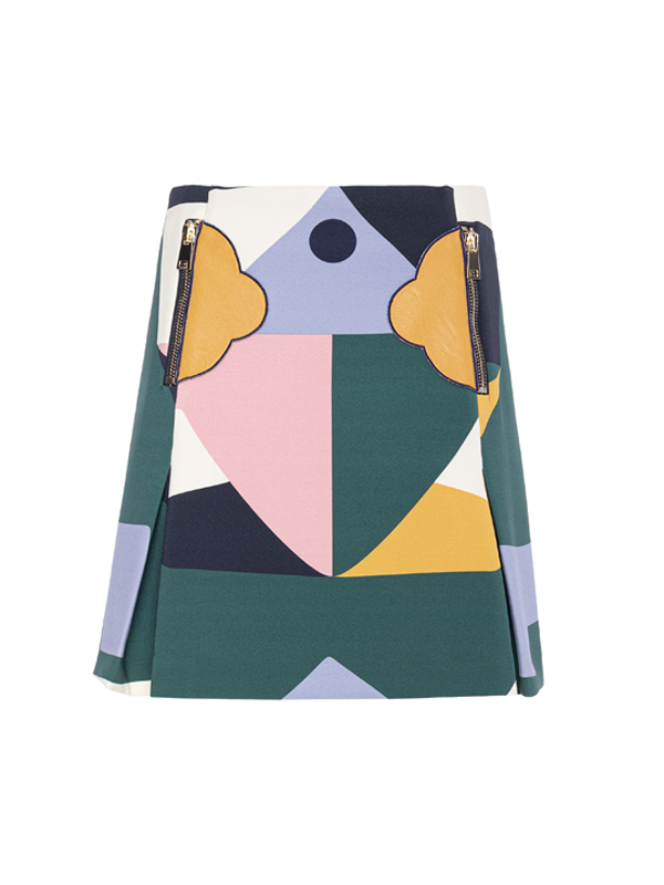 Parden' ELISEVA Mini Skirt 40 / Melika Navy