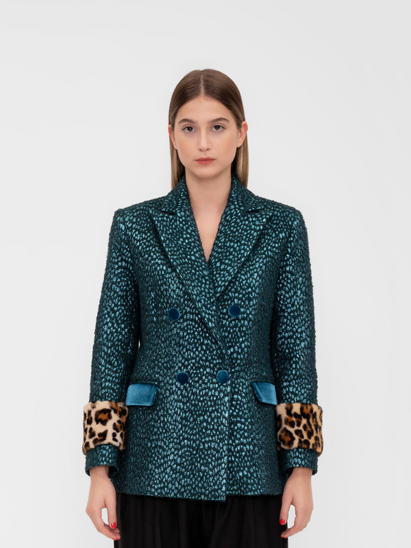 Parden' ERELA Blazer Leo Green / 40