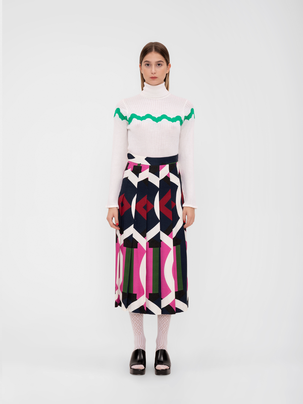 Parden' ESHA Midi Skirt Breanna Navy / 40