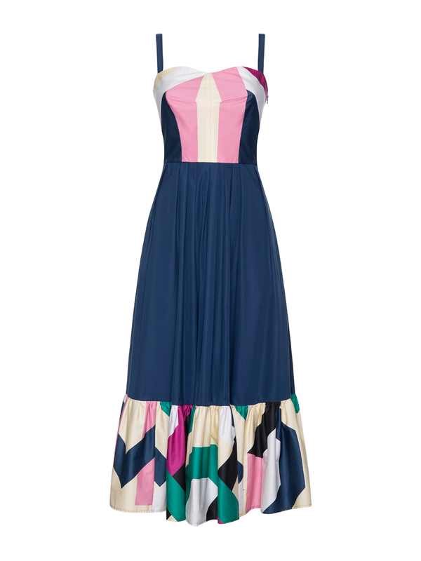 Parden' GINETTE Dress Roses Green / 40