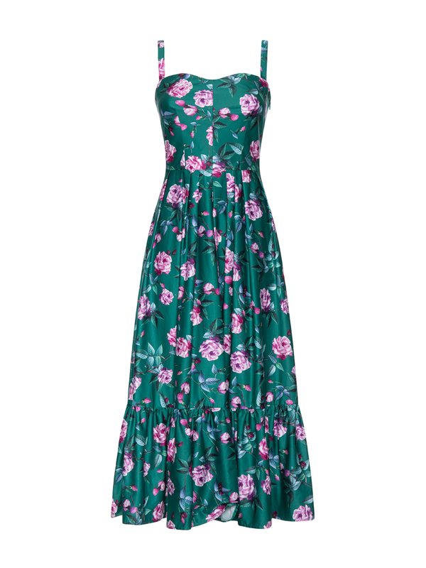 parden' GINETTE Dress Roses Green / 40