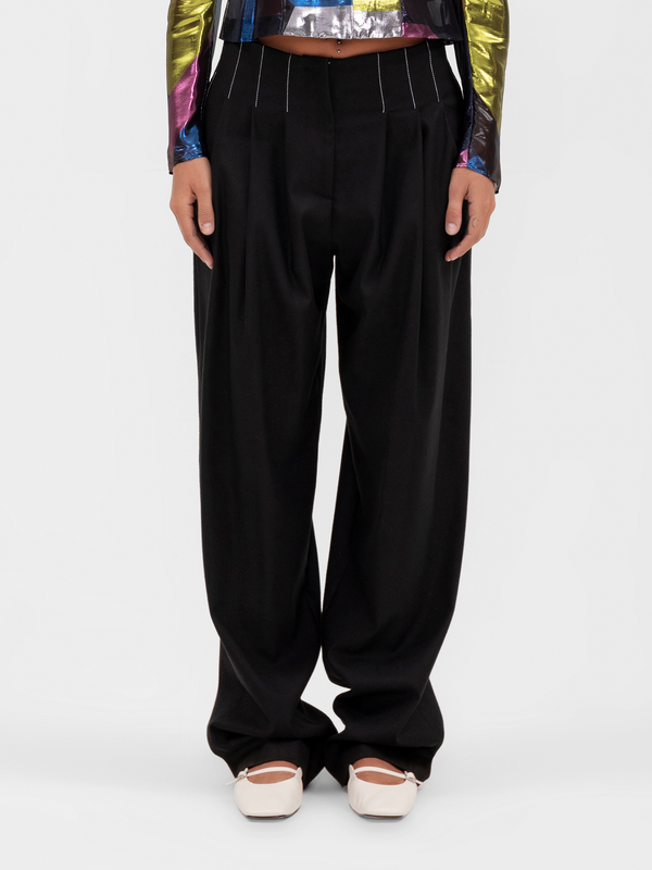 Parden' GRETA Trousers Black / 40